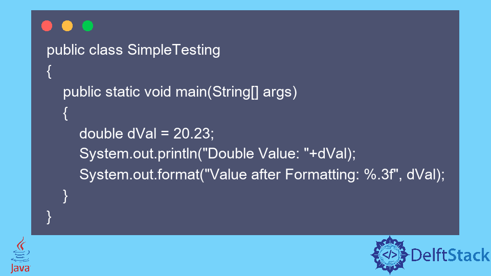 Split Double Value In Java